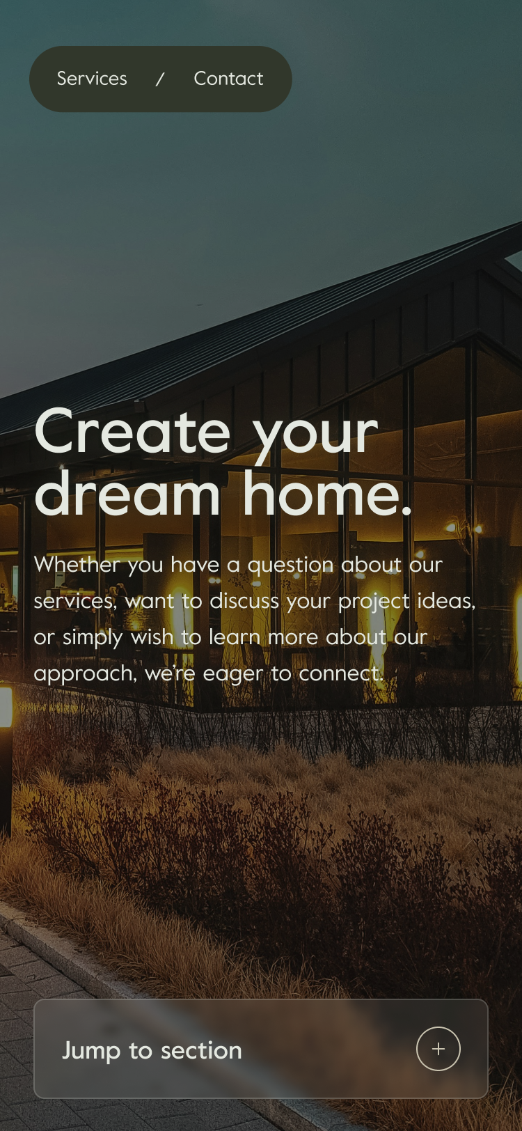 Dream home UI