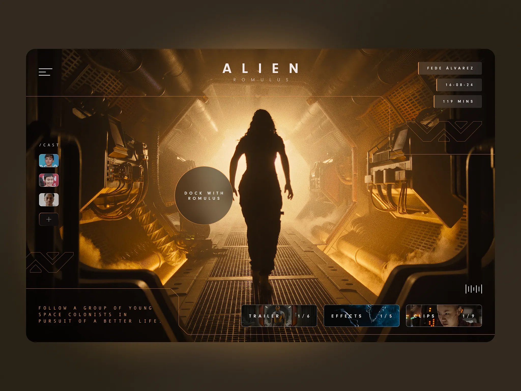 Alien Romulus UI