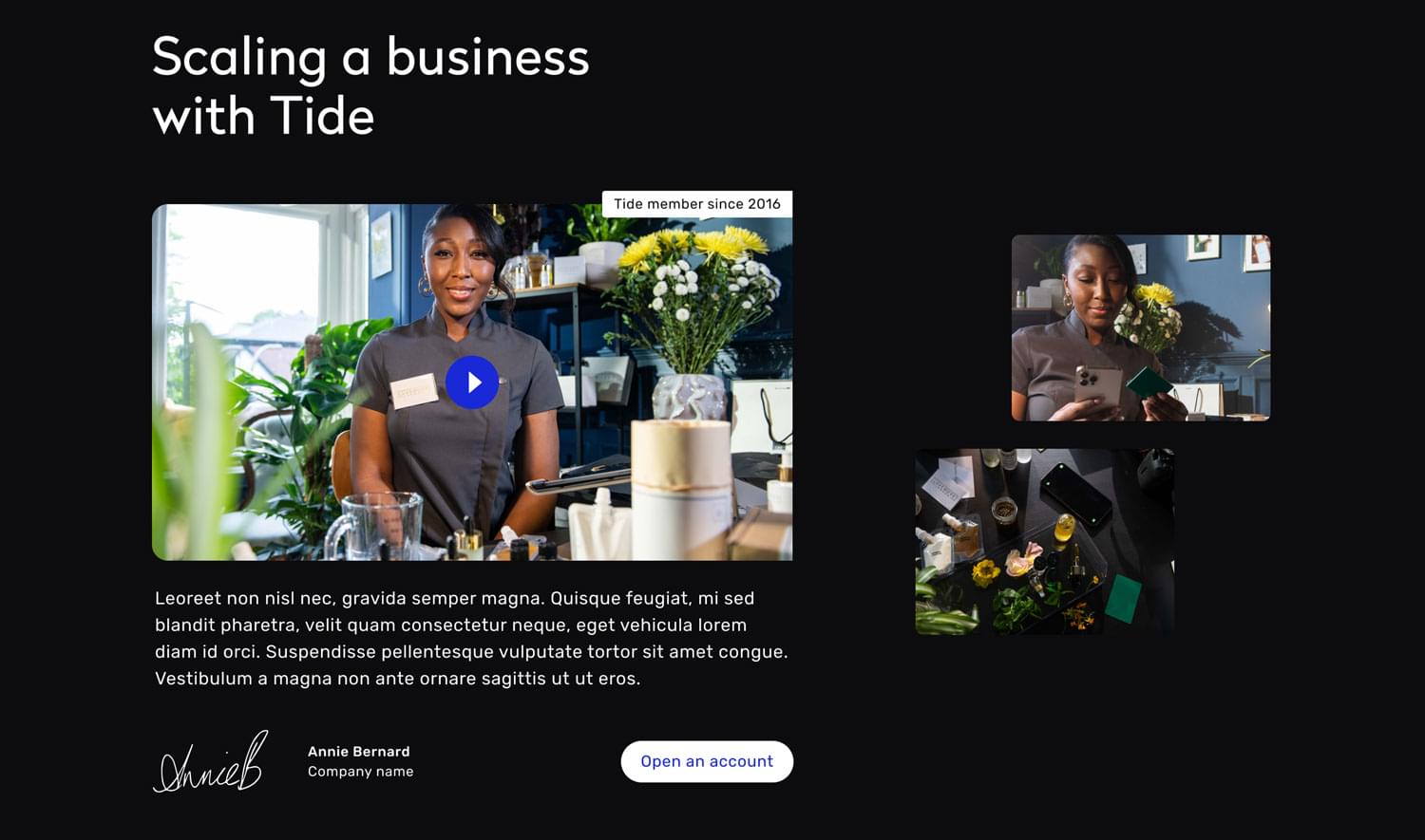 tide members stories